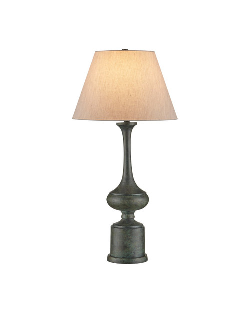 Currey and Company - 6000-1098 - One Light Table Lamp - Virgil - Verdigris