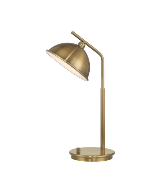 Currey and Company - 6000-1115 - LED Table Lamp - Dossier - Polished Antique Brass / White