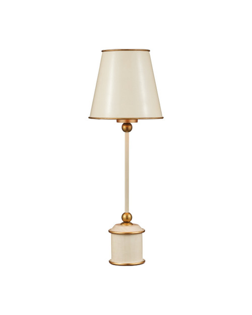 Currey and Company - 6700-0035 - One Light Table Lamp - Daphne - Ivory / Gold