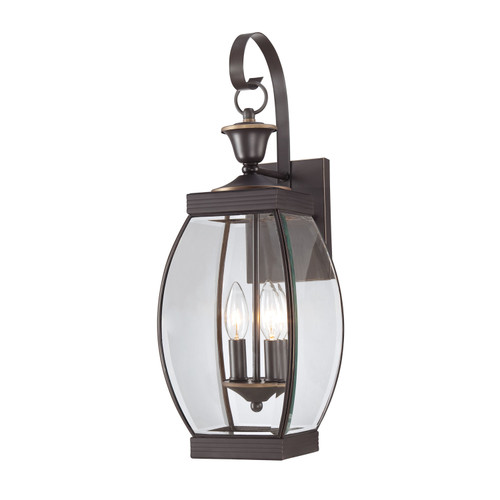Quoizel - OAS8408Z - Two Light Outdoor Wall Lantern - Oasis - Medici Bronze