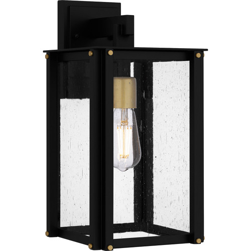 Quoizel - ROB8408MBK - One Light Outdoor Wall Mount - Robbins - Matte Black