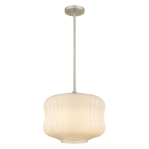 Quoizel - CARA1814BN - One Light Pendant - Cara - Brushed Nickel