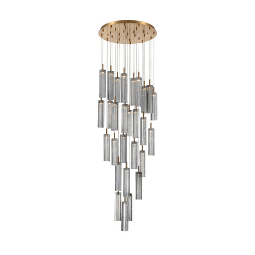 Crystorama - ADD-415-AG-SM - LED Pendant - Addis - Aged Brass