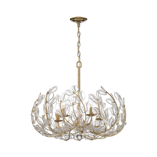 Crystorama - BGT-336-SG-CL - Five Light Chandelier - Bridget - Soft Gold