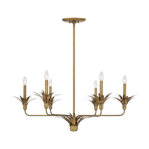 Savoy House - 1-1260-6-339 - Six Light Chandelier - Strathmore - Antique Patina