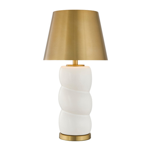 Savoy House - 11-CD24RC - LED Table Lamp - Shelly - White and Brass