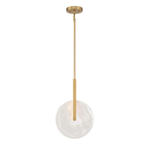 Savoy House - 7-9307-1-322 - LED Pendant - Ainslie - Warm Brass