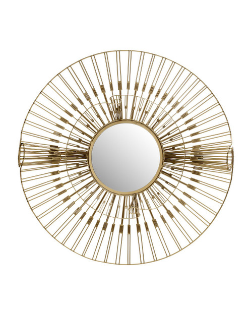Currey and Company - 1000-0182 - Mirror - Ruche - Gold