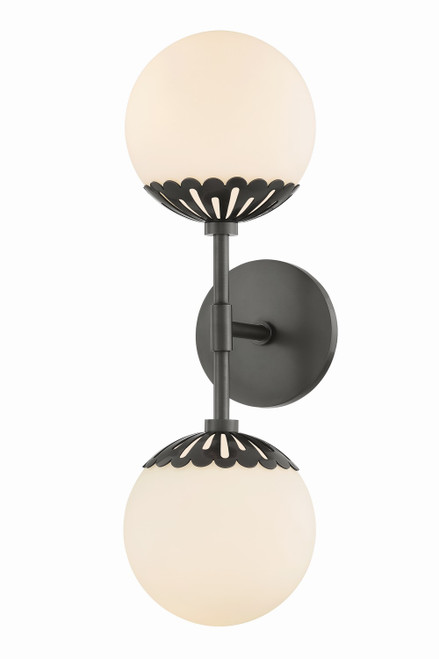 Mitzi - H193102-OB - Two Light Wall Sconce - Paige - Old Bronze