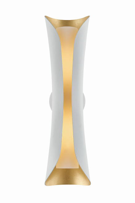 Mitzi - H315102L-GL/WH - Two Light Wall Sconce - Josie - Gold Leaf