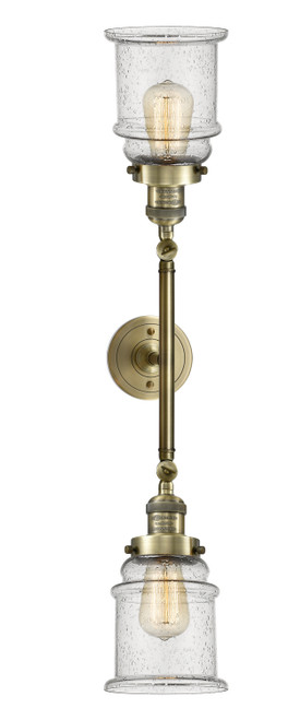 manufacturer_finish:Antique Brass|manufacturer_glass:Seedy Large Canton|light_output:220.00lm|color_temperature:2200K|cri:99