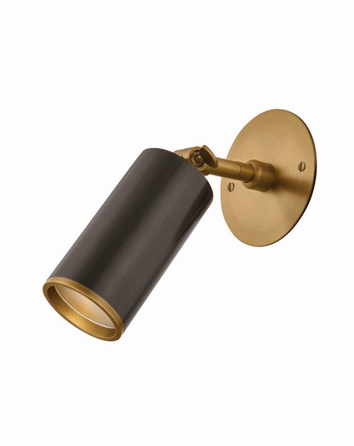 Troy Lighting - B1309-PBR/BRZ - One Light Wall Sconce - Caleb - Patina Brass