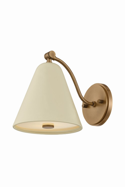 Troy Lighting - B3508-PBR/SSD - One Light Wall Sconce - Clive - Patina Brass