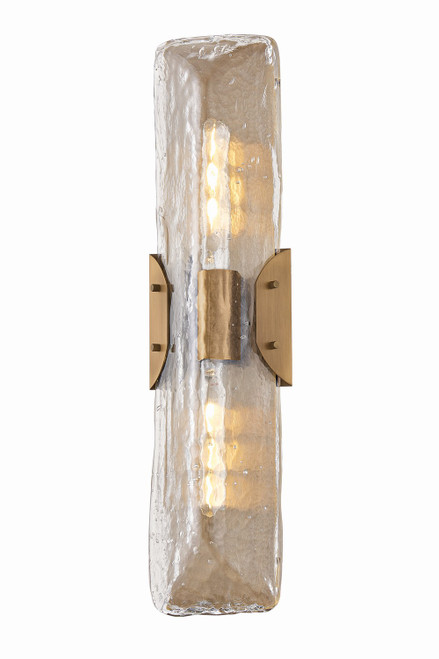Troy Lighting - B5124-PBR - Two Light Wall Sconce - Nordic - Patina Brass