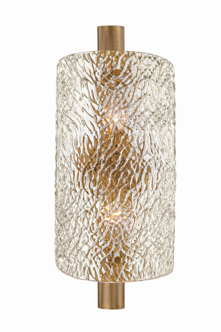 Troy Lighting - B5320-PBR - Two Light Wall Sconce - Bergeron - Patina Brass