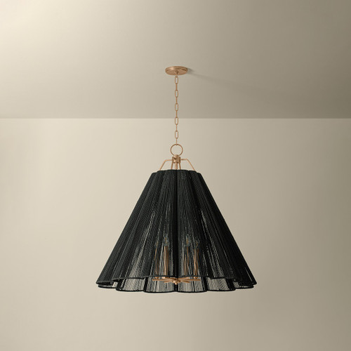 Troy Lighting - F3436-PGL - Six Light Chandelier - Sonoma - Patina Gold Leaf