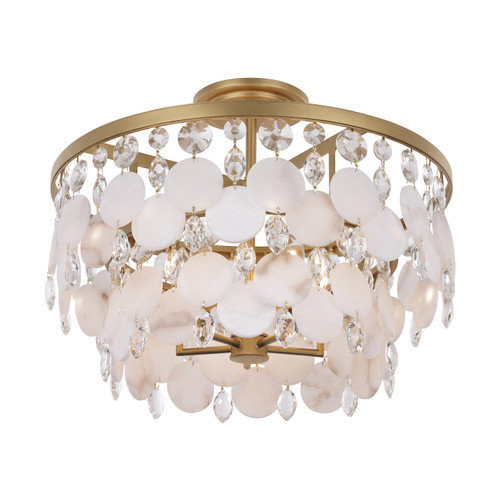Metropolitan - N1835-870 - Five Light Semi-Flush Mount - Nova Mara - Painted Legacy Brass