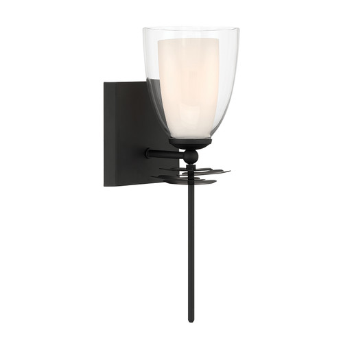 Minka-Lavery - 10251-899 - One Light Bath Sconce - Elowen - Dark Matte Black