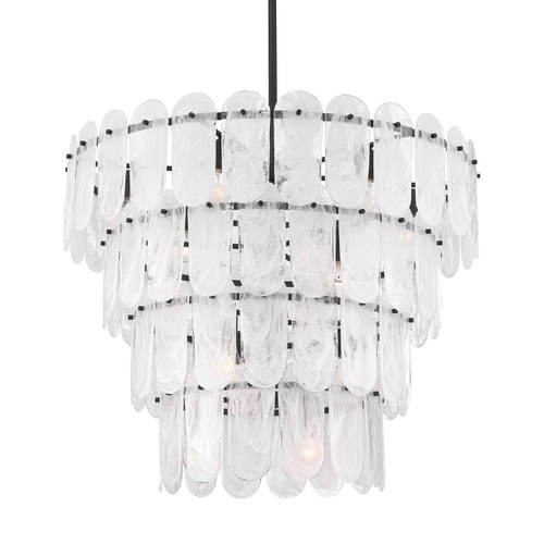 Minka-Lavery - 2250-899 - 15 Light Pendant - Oldmill - Dark Matte Black
