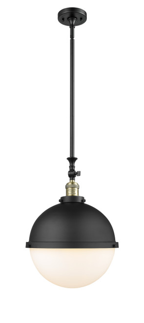 Innovations - 206-BAB-HFS-121-BK-LED - LED Pendant - Franklin Restoration - Black Antique Brass