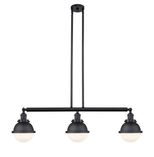Innovations - 213-BK-HFS-61-BK-LED - LED Island Pendant - Franklin Restoration - Matte Black