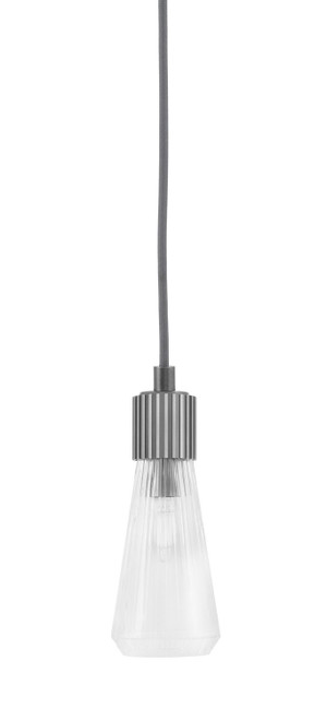 Toltec Lighting - 4802-GP-880 - One Light Mini Pendant - Everleigh - Graphite