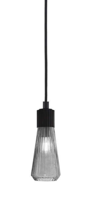 Toltec Lighting - 4802-MB-882 - One Light Mini Pendant - Everleigh - Matte Black