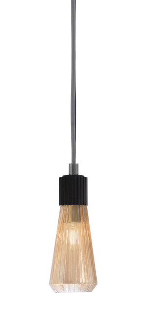 Toltec Lighting - 4802-MB-883 - One Light Mini Pendant - Everleigh - Matte Black