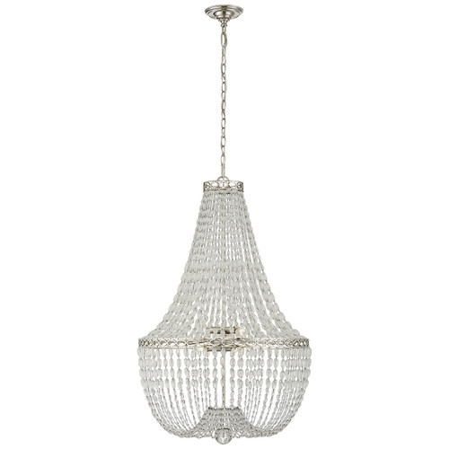 Visual Comfort Signature - CHC 5271PN-CG - Eight Light Chandelier - Linfort - Polished Nickel