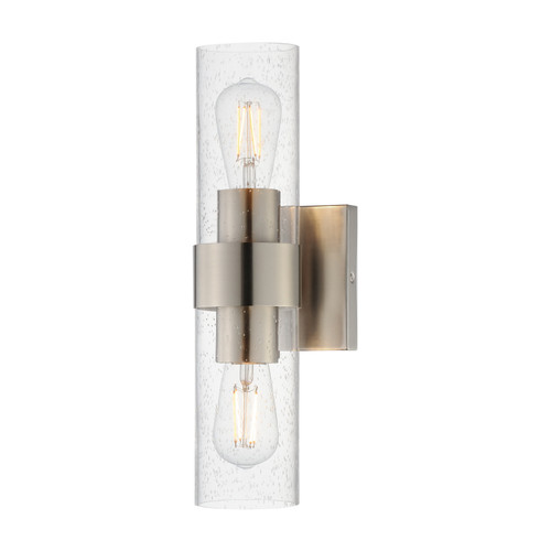 Maxim - 10462CDSN - Two Light Wall Sconce - Livingston - Satin Nickel