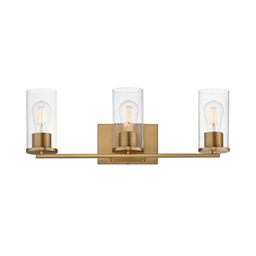 Maxim - 10463CDNAB - Three Light Bath Vanity - Livingston - Natural Aged Brass