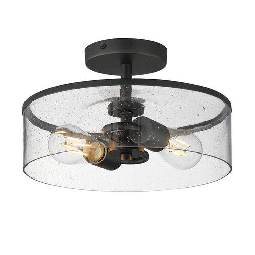 Maxim - 10469CDBK - Two Light Semi-Flush Mount - Livingston - Black