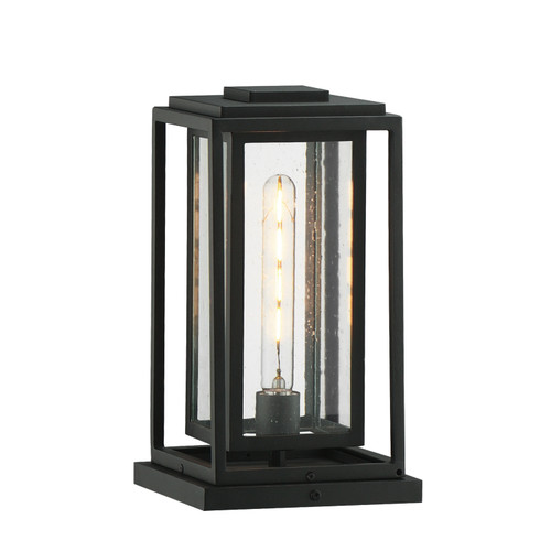 Maxim - 3037CDBK - One Light Deck Lantern - Cabana - Black