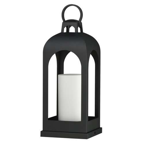 Maxim - 30899SWBK - One Light Deck Lantern - Marrakech - Black