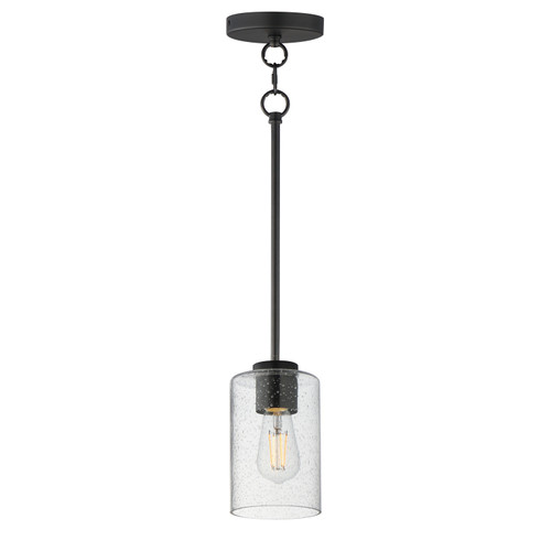 Maxim - 90461CDBK - One Light Pendant - Livingston - Black