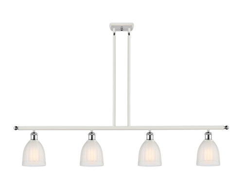 Innovations - 516-4I-WPC-G441 - Four Light Island Pendant - Ballston - White Polished Chrome