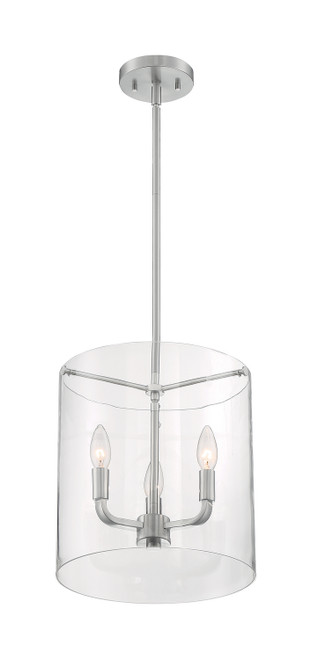 Nuvo Lighting - 60-7177 - Three Light Pendant - Sommerset - Brushed Nickel