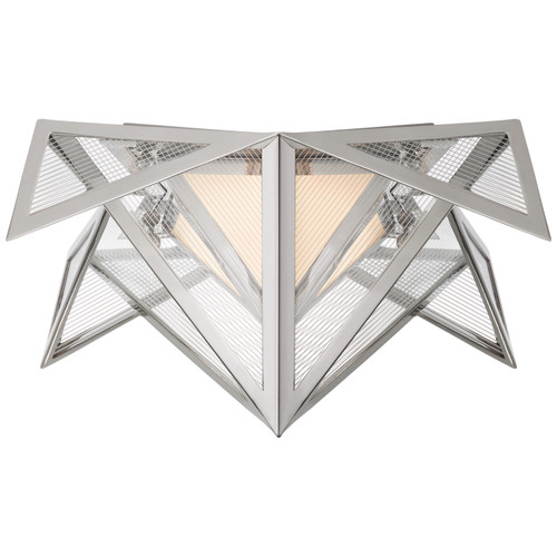 Visual Comfort Signature - KW 4650PN-CLG - LED Flush Mount - Ori - Polished Nickel