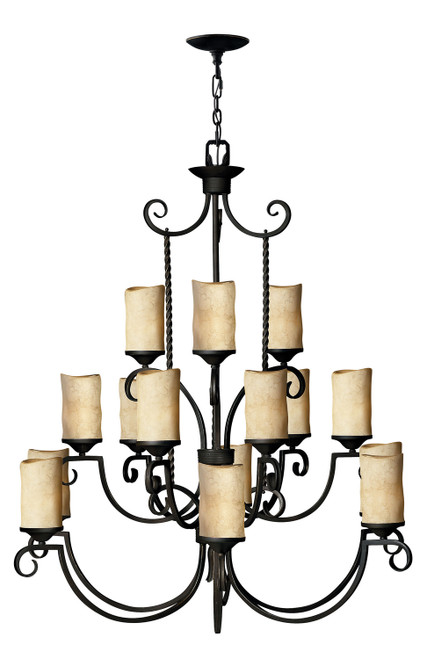 Hinkley - 4019OL - LED Chandelier - Casa - Olde Black