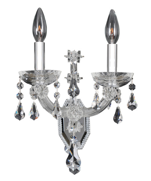 Allegri - 023422-010-FR001 - Two Light Wall Bracket - Brahms - Chrome