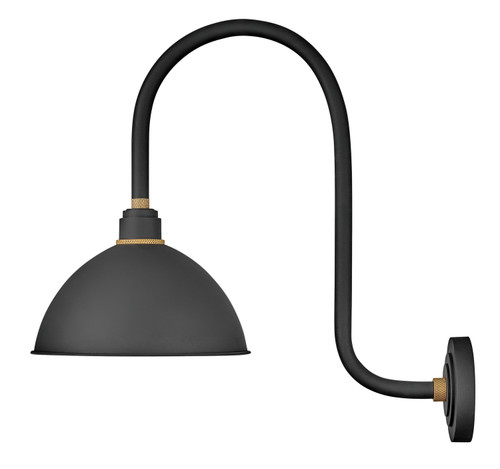 Hinkley - 10574TK - One Light Outdoor Lantern - Foundry Dome - Textured Black