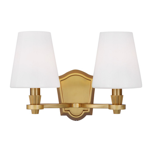 Visual Comfort Studio - AV1002BBS - Two Light Vanity - Paisley - Burnished Brass