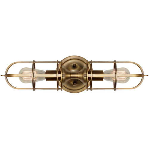 Generation Lighting - WB1704DAB - Two Light Wall Bracket - Urban Renewal - Dark Antique Brass