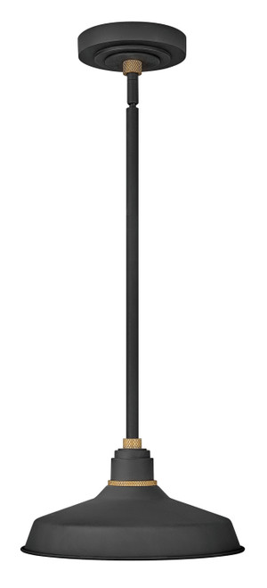 Hinkley - 10382TK - One Light Outdoor Lantern - Foundry Classic - Textured Black