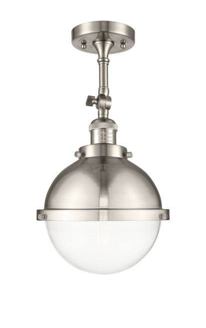 Innovations - 201F-SN-HFS-82-SN - One Light Semi-Flush Mount - Franklin Restoration - Brushed Satin Nickel