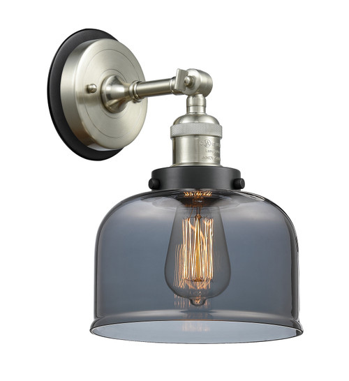 Innovations - 203SN-BPBK-HRBK-G73 - One Light Wall Sconce - Franklin Restoration - Brushed Satin Nickel