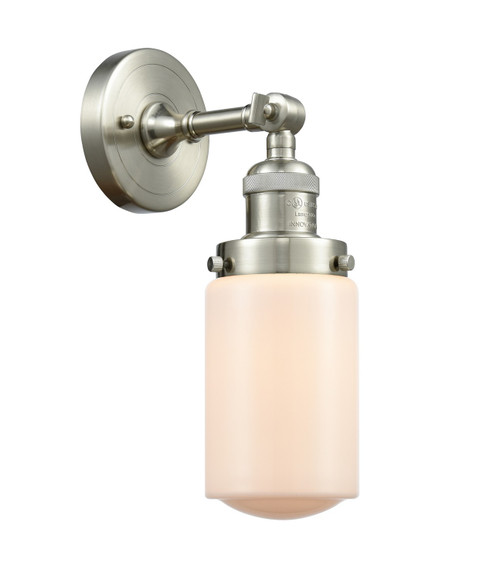 Innovations - 203-SN-G311 - One Light Wall Sconce - Franklin Restoration - Brushed Satin Nickel