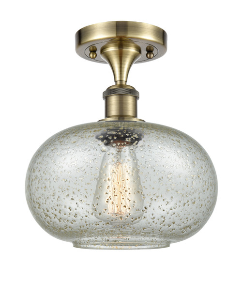 Innovations - 516-1C-AB-G249-LED - LED Semi-Flush Mount - Ballston - Antique Brass