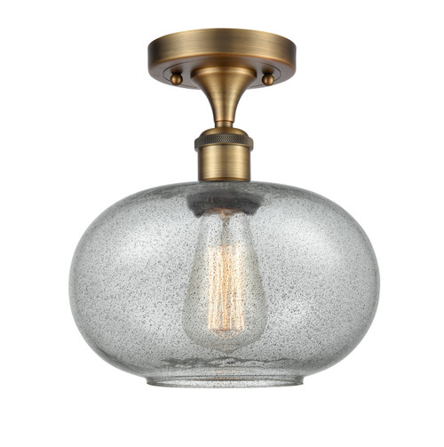 Innovations - 516-1C-BB-G247 - One Light Semi-Flush Mount - Ballston - Brushed Brass