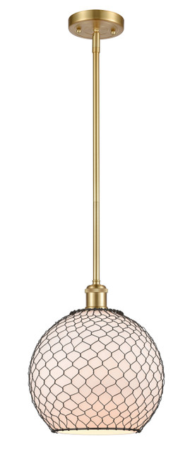 Innovations - 516-1S-SG-G121-10CBK - One Light Pendant - Ballston - Satin Gold